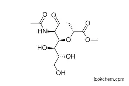 Molecular Structure of 99689-20-0 (2-Acetamido-3-O-(D-1-carboxyethyl)-2-deoxy-2-D-glucose Methyl Ester)